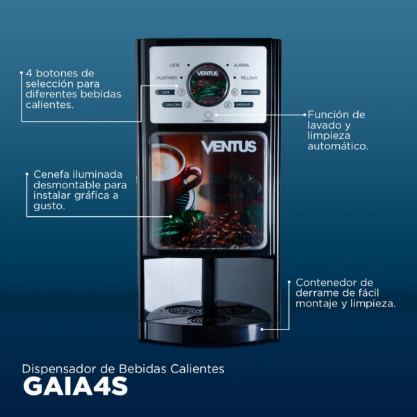 Maquina de Café Gaia-4S Ventus - Imagen 2